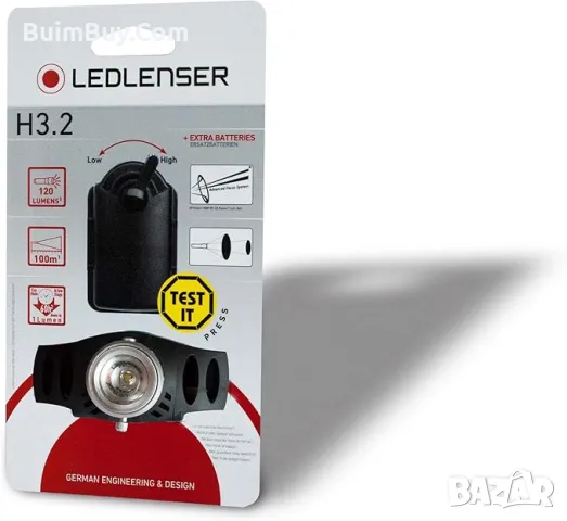 Челник Ledlenser H3.2 кутия с LED светлина [Енергиен клас B], снимка 3 - Къмпинг осветление - 50095111