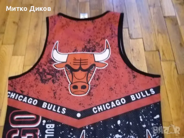Потник тип баскетболен на Чикаго Булс фенски размер М, снимка 11 - Баскетбол - 49923992