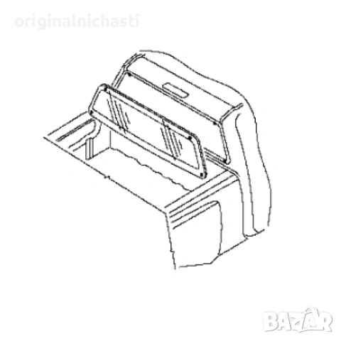 79700EB304 79700-EB304 Задно стъкло за НИСАН НАВАРА Д40 NISSAN NAVARA D40 OEM NISSAN