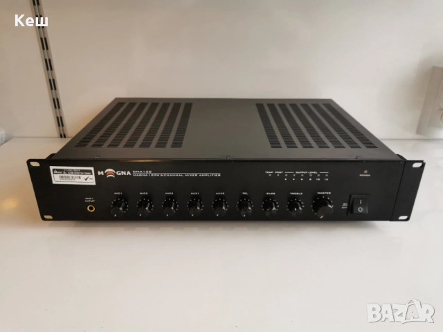 Професионален усилвател 6 канален миксер – 120W