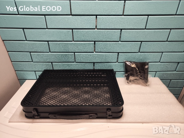 MSDADA сгъваема алуминиева маса за къмпинг 60x40 см черна, снимка 10 - Къмпинг мебели - 52333186