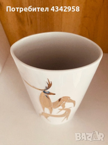 Винтидж порцеланова ваза Gerold Bavaria.1950-1970г., снимка 3 - Антикварни и старинни предмети - 53857490