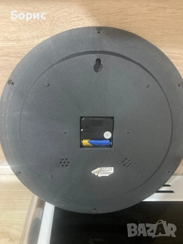 Голям стенен часовник 35см,отличен, снимка 4 - Стенни часовници - 53147304