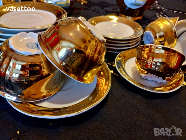 Много злато и красота, снимка 3 - Сервизи - 52504522