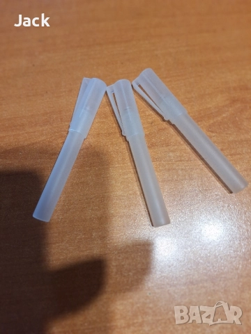 СТЪКЛЕНИ, СОДЕНИ, КРЪГЛИ СПРЕЙ ШИШЕНЦА ЗА ПАРФЮМИ ТИП: ПИСАЛКА, КАЛЕМ 10 ml. С КАПАЧЕ. , снимка 3 - Унисекс парфюми - 51414325