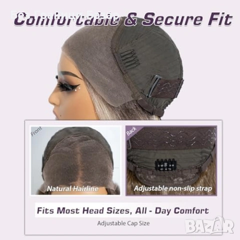 Нова Перука за Парти и Ежедневие, Висококачествена коса за жени прическа, снимка 6 - Аксесоари за коса - 53166532