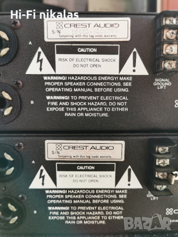 професионално стъпало Crest Audio 6001 APOGEE MODEL 600, снимка 8 - Ресийвъри, усилватели, смесителни пултове - 45012343