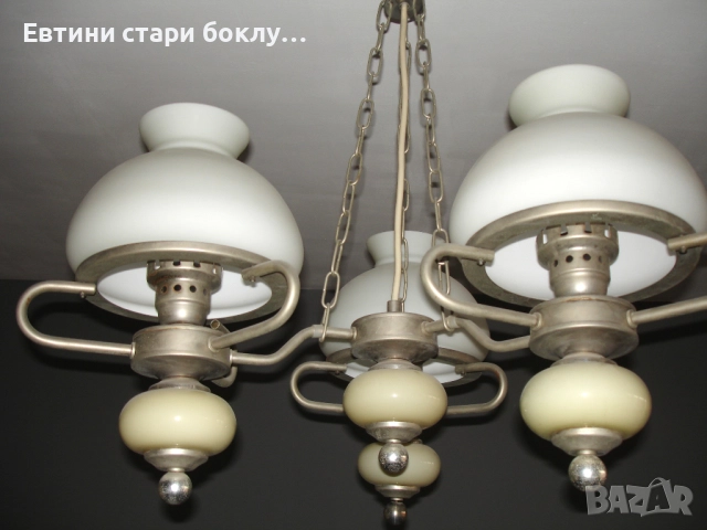 Полилей с три лампи, снимка 7 - Полилеи - 51970599