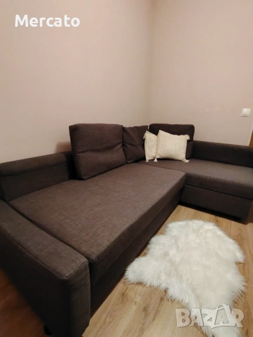 Friheten IKEA ъглов разтегателен диван с ракла от колекцията , снимка 3 - Дивани и мека мебел - 53938444