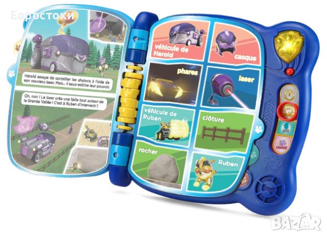 Интерактивна книга VTech PAW Patrol, френска версия, снимка 6 - Образователни игри - 45297539