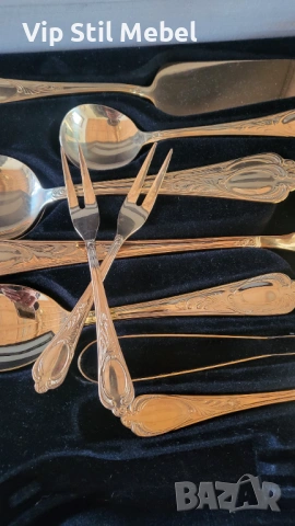 Прибори за хранене Solingen 24k позлата , снимка 10 - Прибори за хранене, готвене и сервиране - 53364605