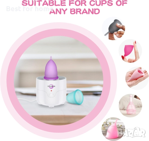 Стерилизатор за менструални чашки с пара, снимка 4 - Друга електроника - 52638143