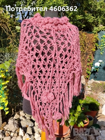 ръчно изработени шалове , снимка 10 - Шалове - 52117103