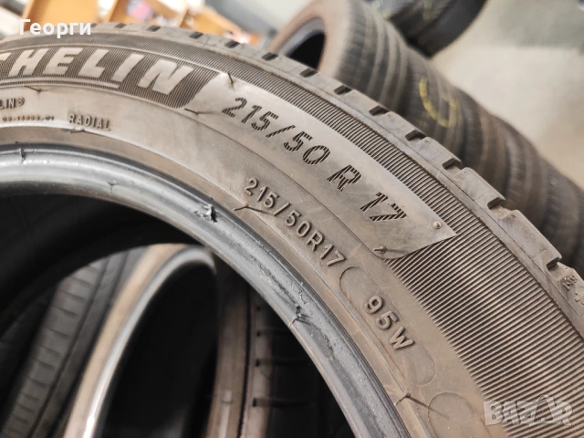 4бр.летни гуми 215/50/17 Michelin, снимка 6 - Гуми и джанти - 53912529