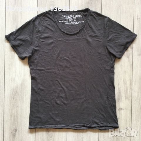 НОВА кафява памучна тениска KEY LARGO размер XL от Германия