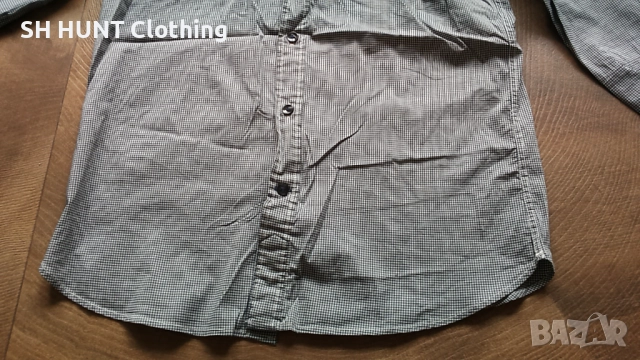 G-Star Bakero Comfort SP Check размер M мъжка еластична риза 32-37, снимка 4 - Ризи - 52216833