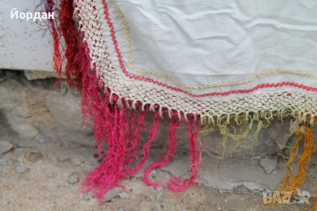 Кърпа за глава от народна носия, снимка 2 - Антикварни и старинни предмети - 50496619