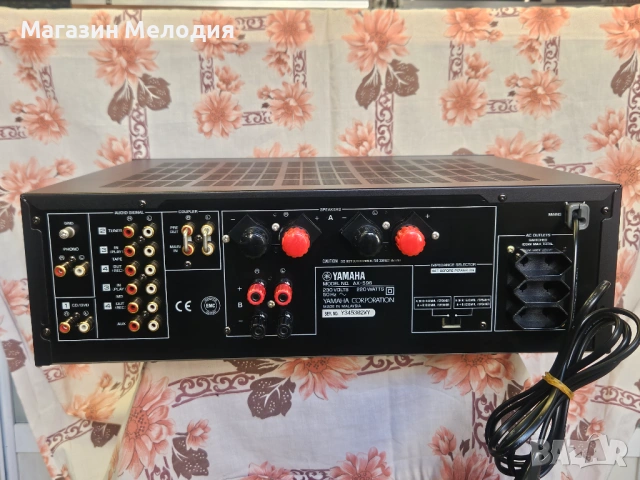 Усилвател Yamaha AX-596 Две по 155 вата на 4 ома.  В отлично техническо и визуално състояние., снимка 8 - Ресийвъри, усилватели, смесителни пултове - 53536092