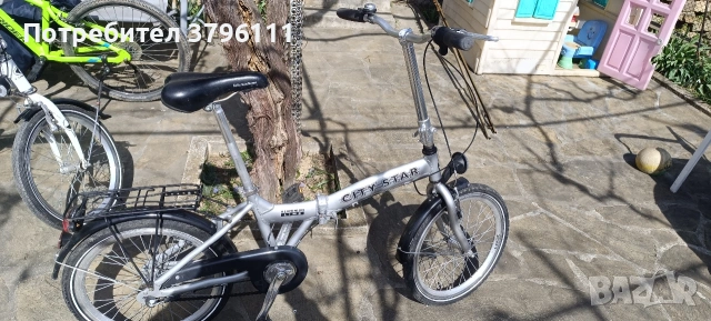 Аломиниев сгъваем велосипед, снимка 2 - Велосипеди - 53840064