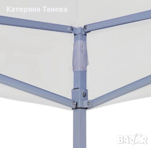 Сгъваема квадратна градинска шатра тип хармоника, снимка 6 - Градински мебели, декорация  - 51529194