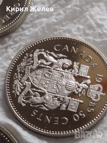 Лот монети 12 броя Канадски долари, центове непипани мат гланц перфектно състояние 42635, снимка 8 - Нумизматика и бонистика - 45021157