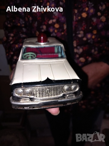 Японска метална играчка от 60те години на м.в, снимка 2 - Колекции - 51932719