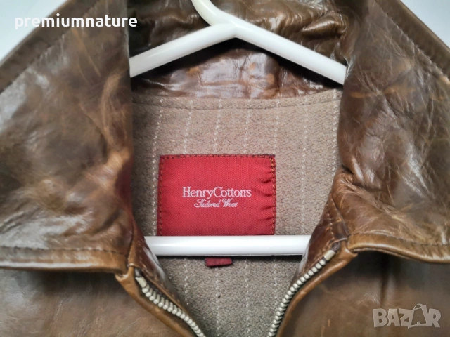 🏕️ ОФЕРТА → Henry Cotton's / дамско елегантно яке от естествена кожа ○