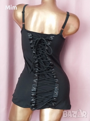 М Черен корсет с катарами, снимка 5 - Корсети, бюстиета, топове - 52531530