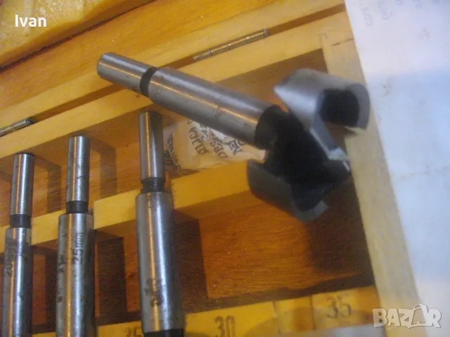 15-35мм НОВ КОМПЛЕКТ ГОЛЕМИ ФРЕЗЕРИ ЗА ОБЕРФРЕЗА В ДЪРВЕНА КУТИЯ ГЕРМАНИЯ/НИДЕРЛАНДИЯ, снимка 12 - Други инструменти - 49775576