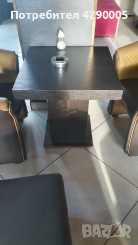 Фотьойл с табуретка и маси за кафе, снимка 7 - Дивани и мека мебел - 53524750