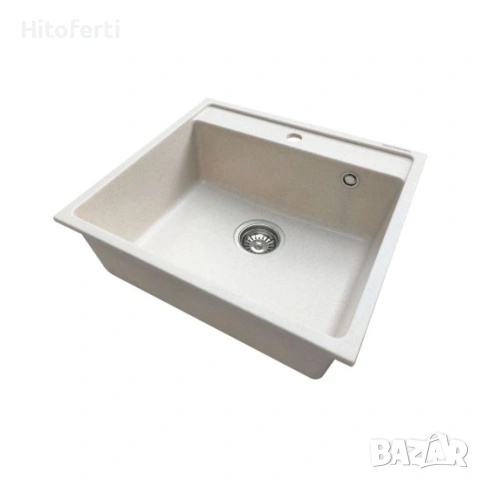  ГРАНИТНА МИВКА БЕЖОВ 530*500 HAUSBERG HB-C-9400BJ