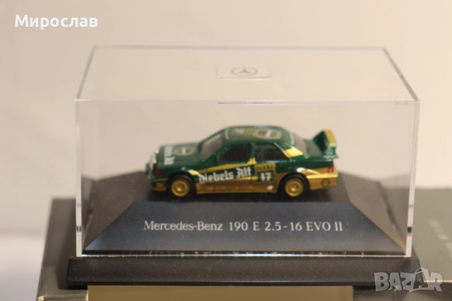 HERPA H0 1/87 MERCEDES 190 EVO AMG КОЛИЧКА КАМИОН МОДЕЛ, снимка 2 - Колекции - 52822353