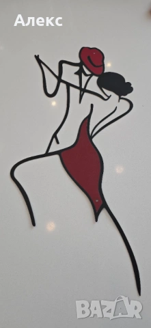 Свети Валентин– елегантна метална декорация, 40см, снимка 3 - Други - 53386585