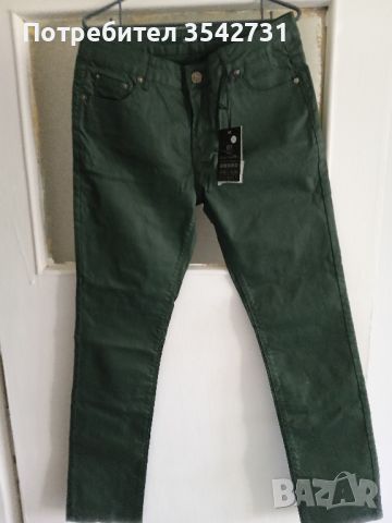 Тъмно зелен панталон , снимка 2 - Панталони - 45397100
