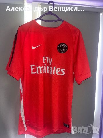 Nike x PSG Training jersey, снимка 1 - Спортни дрехи, екипи - 46065746