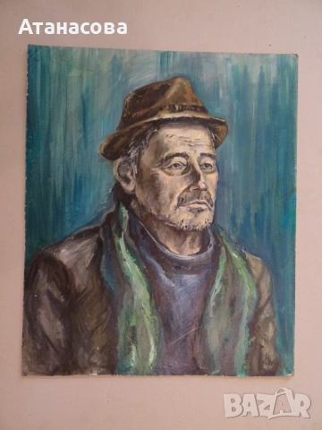 МАРИЯ ЙОВАНОВИЧ картина Портрет масло #1, снимка 7 - Картини - 54184756