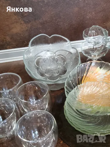 Стъклена посуда комплект с обща цена , снимка 10 - Сервизи - 49957786