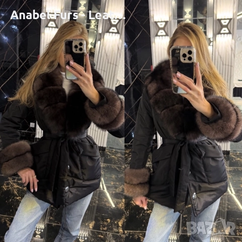 Дамски палта от естествена кожа, снимка 8 - Палта, манта - 52396610