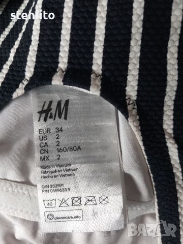 H&M цял бански размер 34, снимка 7 - Бански костюми - 46412081