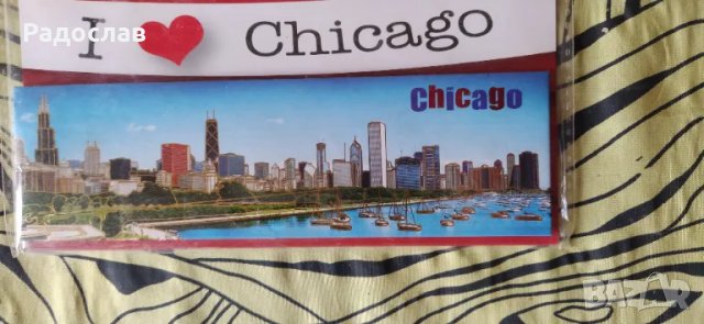 магнит за хладилник Chicago , снимка 3 - Колекции - 48294201