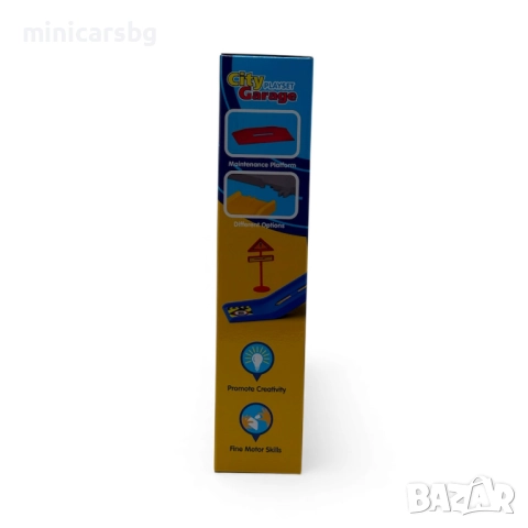 Гараж с паркинг и рампи City Playset Garage + метална количка Porsche 911 Carrera 4S Welly, снимка 6 - Колекции - 52633079