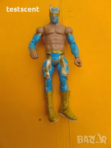 Екшън фигура WWE Sin Cara Син Кара Azul Basic Series Black Lucha играчка, снимка 3 - Колекции - 48407455