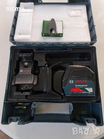 Зелен линеен лазерен нивелир Bosch GCL 2-15 G