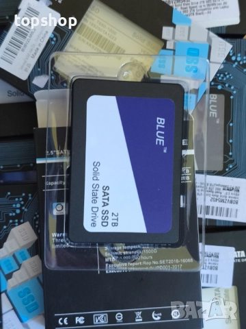 Чисто нови на 100% живот вътрешни SATA SSD дискове 2TB, тествани и разпознати от сантинел..., снимка 16 - Твърди дискове - 52917266