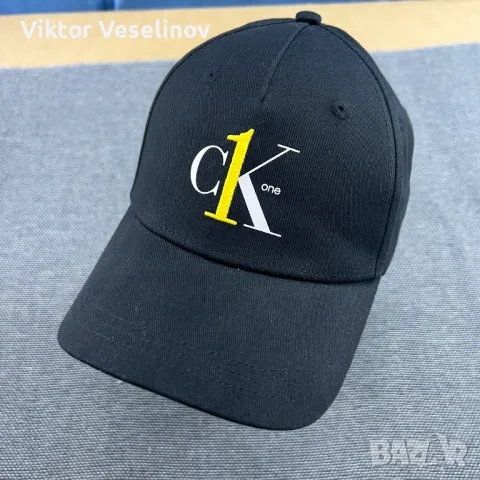 Оригинална Calvin Klein Шапка с козирка Черна One Size