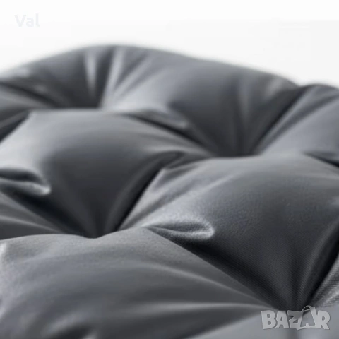 Комфортен люлеещ се стол с дебела възглавница – идеален за релакс у дома и навън, снимка 2 - Градински мебели, декорация  - 53991788