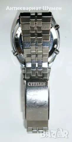 Винтидж CITIZEN CHRONOGRAPH DUAL TIME 41-0535 от средата на '70-те, снимка 7 - Мъжки - 47214696