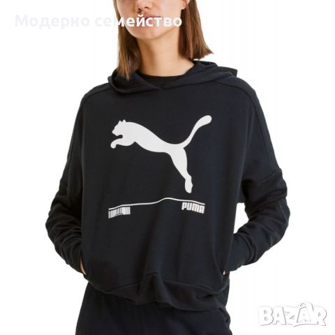 Дамски суитчер puma nu tility hoodie black, снимка 1 - Суичъри - 46788802