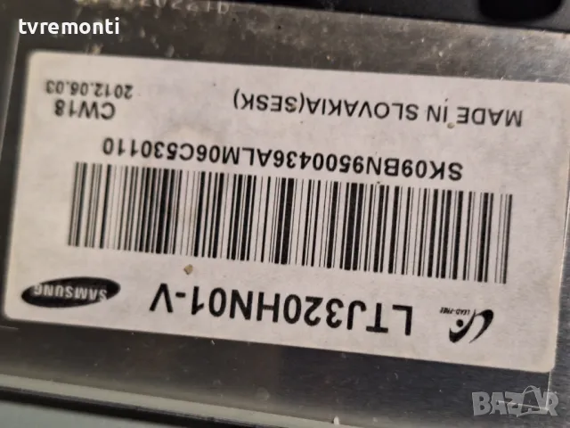 T-Con  BN95-00492A  BN41-01678A SAMSUNG UE32D5000 for 32inc DISPLAY LTJ320HN01-V, снимка 3 - Части и Платки - 47244774