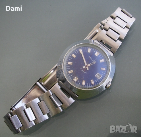 Съветски механичен ръчен часовник Poljot, снимка 2 - Антикварни и старинни предмети - 52923285